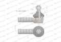 Przegub kierowniczy 95mm - 7/8" 3116407R2 WARYŃSKI-70792