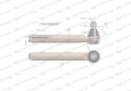Przegub kierowniczy 285mm- M18x1,5 3764028M2 WARYŃSKI-63121