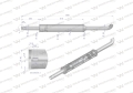 Tłumik okrągły długi 5.4kg 1280mm C-360 INOX WARYŃSKI-81063