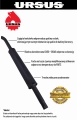Tłumik okrągły długi 5.4kg 1280mm C-360 ORYGINAŁ URSUS-72782