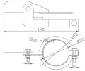 Pokrywa tłumika 42102100 C-330/360/MF3-50708