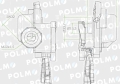Złącze przewodów powietrza z zaworem C-330/360 (miękkie) 22x1.5 POLMO-63881