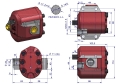 Pompa hydrauliczna podnośnika wzmocniona C-360 Hylmet-54093