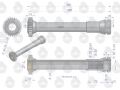 Tuleja napędu pompy hydraulicznej C-360 ORYGINAŁ URSUS-59124