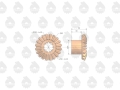 Koronka mechanizmu różnicowego koło koronowe C-330 ORYGINAŁ URSUS-58760