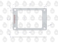 Uszczelka pokrywki pochwy krążelit 0.8mm C-330 ( sprzedawane po 10 ) ORYGINAŁ URSUS-66221
