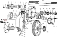 Śruba mocowania koła tylnego M20x1.5 C-330-51821