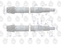 Wałek kierowniczy C-330 ORYGINAŁ URSUS-58974
