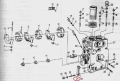 Podkładka dystansowa bloku cylindra C-330-52371