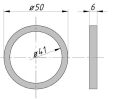 Gniazdo zaworu ssącego C-330 ( sprzedawane po 10 )-50573