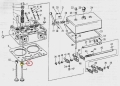 Gniazdo zaworu ssącego C-330 ( sprzedawane po 10 )-50571