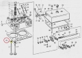 Gniazdo zaworu wydechowego C-330 (sprzedawane po 10)-52015