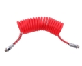 Przewód łączeniowy spiralny czerwone osłony poliamid gwint zewnętrzny 22x1.5 dł 6m POLMO-66815
