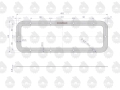 Uszczelka dolna zwolnicy krążelit 0.8mm C-360 ( sprzedawane po 5 ) ORYGINAŁ URSUS-66242