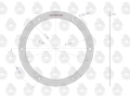 Uszczelka pokrywy mechanizmu różnicowego krążelit 0.5mm C-360 ( sprzedawane po 5 ) ORYGINAŁ URSUS-66115