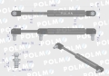 Siłownik dachu 64014593 pasuje do Ursus C-385 i Massey Ferguson  POLMO-86222