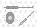 Tłumik 1500mm 7kg ZETOR ORYGINAŁ URSUS-72784