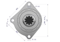 Rozrusznik z reduktorem MF4 Import-52864