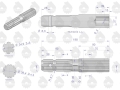 Końcówka WOM 540 obr. C-385 ORYGINAŁ URSUS-62640