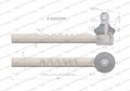 Przegub kierowniczy 81825595 WARYŃSKI-70967