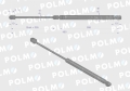 Siłownik szyba przednia L max. 490mm 82022474P CASE IH STEYR POLMO-64507