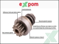 Zespół sprzęgający rozrusznika R-5 821.700.0EX EXPOM KWIDZYN eu -72865