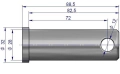 Sworzeń mocowania jarzma 80453072 C-385-52417