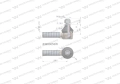 Przegub kierowniczy 100mm-M22x1,5 83930053 WARYŃSKI-65742