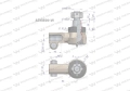 Przegub kierowniczy 7/8"L 83934991 WARYŃSKI-70936