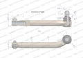 Przegub kierowniczy M22x1.5 83959475 WARYŃSKI-71097
