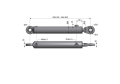 Cylinder hydrauliczny, siłownik wspomagania układu kierowniczego SMT2CJ.50.28.300 C-385 6-cyl. Kraj-59441