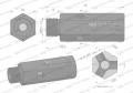 Zawór bezpieczeństwa cylindra hydraulicznego do C-385  WARYŃSKI-86381