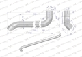 Tłumik rura wydechu inox AL164277 John Deere WARYŃSKI-77585