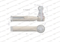 Przegub kierowniczy 225mm- M28x1,5 AL160203 WARYŃSKI-65870