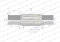 Łącznik elastyczny tłumika AL155806 John Deere WARYŃSKI-78570