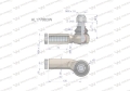 Przegub kierowniczy lewy 120mm - M24x1,5 AL177983 WARYŃSKI-71011