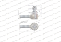 Przegub kierowniczy 115mm- M24x1,5 AL37523 WARYŃSKI-65843