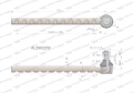 Przegub kierowniczy 311mm AL39022 WARYŃSKI-70921