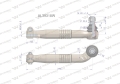 Przegub kierowniczy prawy 310mm - M24x1,5 AL39318 WARYŃSKI-71090
