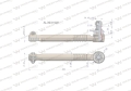 Przegub kierowniczy 284mm- M18x1,5 AL39319 WARYŃSKI-65852