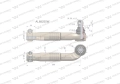 Przegub kierowniczy prawy 269mm- M28x1,5 AL68255 WARYŃSKI-63039