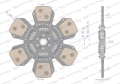Tarcza sprzęgła Ceramiczna AL70272 JOHN DEERE Waryński-87055