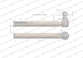 Przegub kierowniczy prawy/lewy 360mm-  M26x1,5 F411301101010 WARYŃSKI-65927