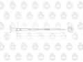 Linka - Gaszenie silnika L-1250mm C-360 3P ORYGINAŁ URSUS-71900