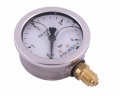 Manometr glicerynowy M63 0-4 bar dolne przyłącze G1/4" POLMO-65133
