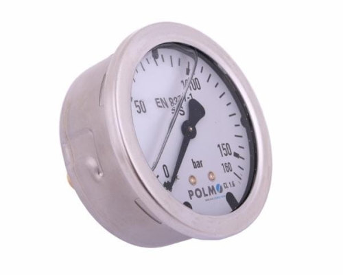 Manometr glicerynowy M63 0-160 bar tylne przyłącze G1/4" POLMO-65177