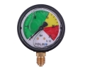 Manometr glicerynowy M63 0-25 bar. gwint G1/4" dolne przyłącze. obudowa plastikowa. Opryskiwacz POLMO-65106
