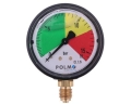 Manometr glicerynowy M63 0-16 bar. gwint M12x1.5 dolne przyłącze. obudowa plastikowa. Opryskiwacz POLMO-65102
