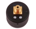 Manometr suchy M40 0-10 bar gwint M10x1 tylne przyłącze obudowa plastikowa POLMO-71740