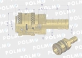 Szybkozłącze pneumatyczne P26 NW7.2 gniazdo pod wąż DN10mm POLMO  ( sprzedawane po 5 )-64872